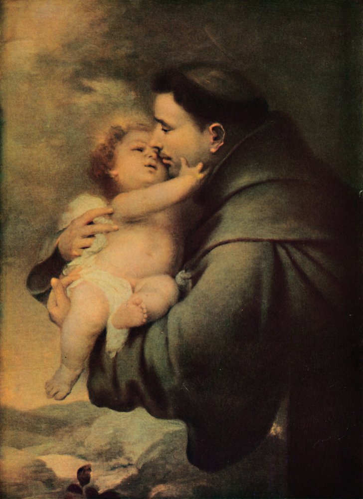 Sankt Antonius av Padua med Kristusbarnet, mitten av slutet av 1600-talet, 1914. av Bartolomé Esteban Murillo