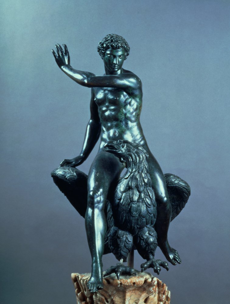 Ganymedes (brons) av Benvenuto Cellini