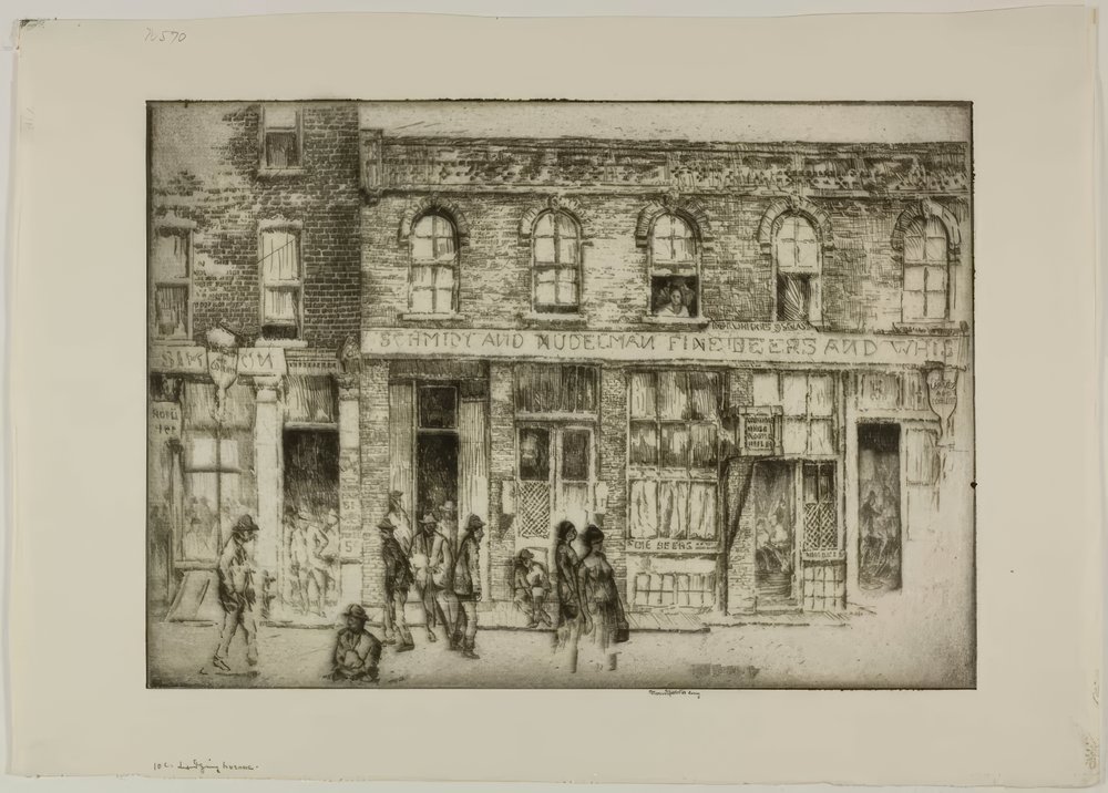 Chicago – Ten Cent Lodging House av Bror Julius Olsson Nordfeldt