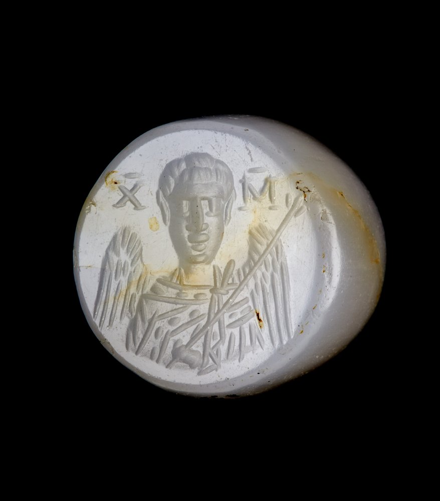 Byst av ärkeängeln Mikael (kalcedon) av Byzantine