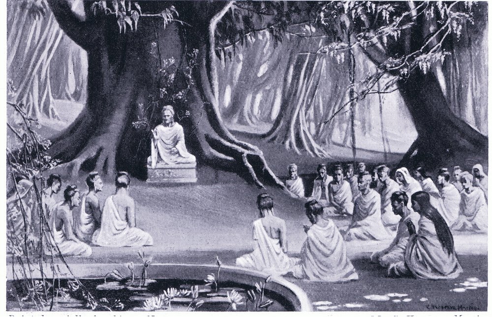 De sista dagarna av Buddhas undervisning 489 f.Kr. av C. Hargrave Martin