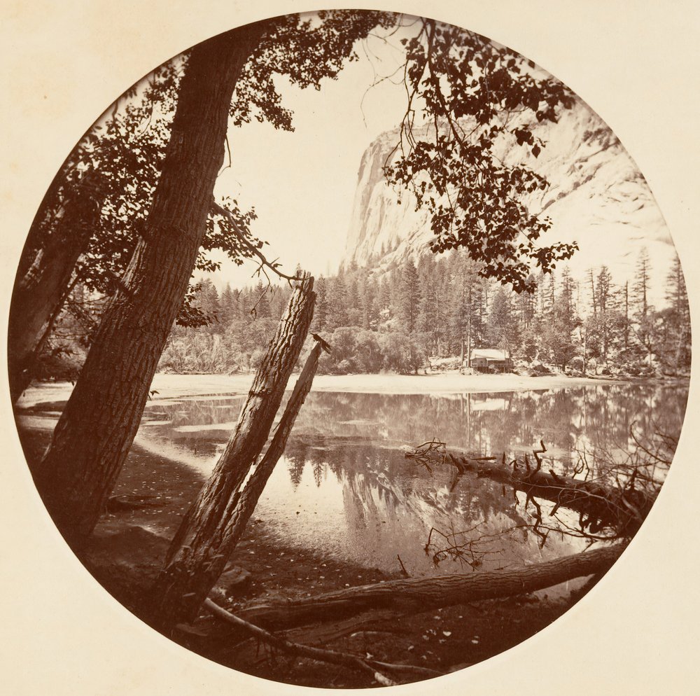 [Yosemite nationalpark, Kalifornien], ca 1878. av Carleton Emmons Watkins