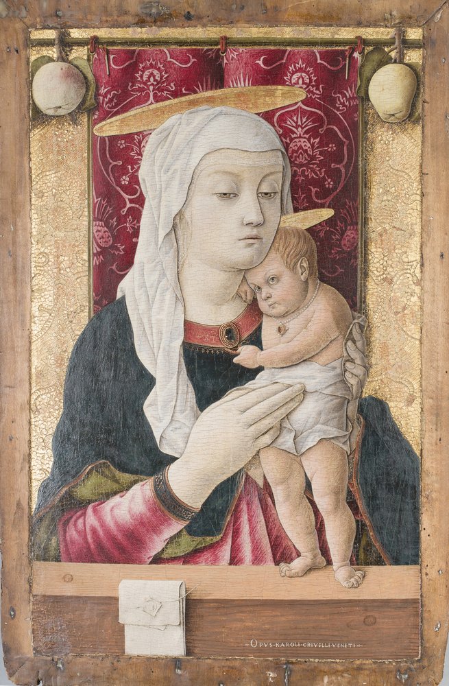 Madonna och barn, ca 1468 (tempera och olja på panel) av Carlo Crivelli