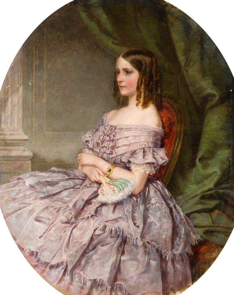 Lady i lila av Charles Wynne Nicholls
