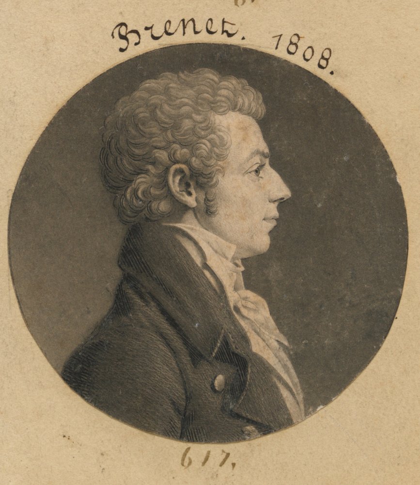Möjligen Henry Brunet av Charles Balthazar Julien Févret de Saint-Mémin