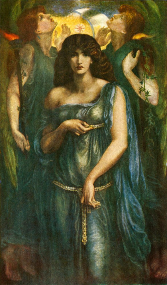 Syriska Astarte, 1877, omkring 1912 av Dante Gabriel Charles Rossetti