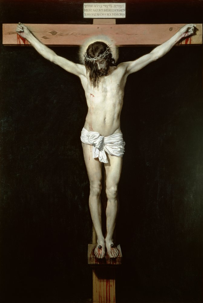 Kristus på korset, cirka 1630 av Diego Velázquez