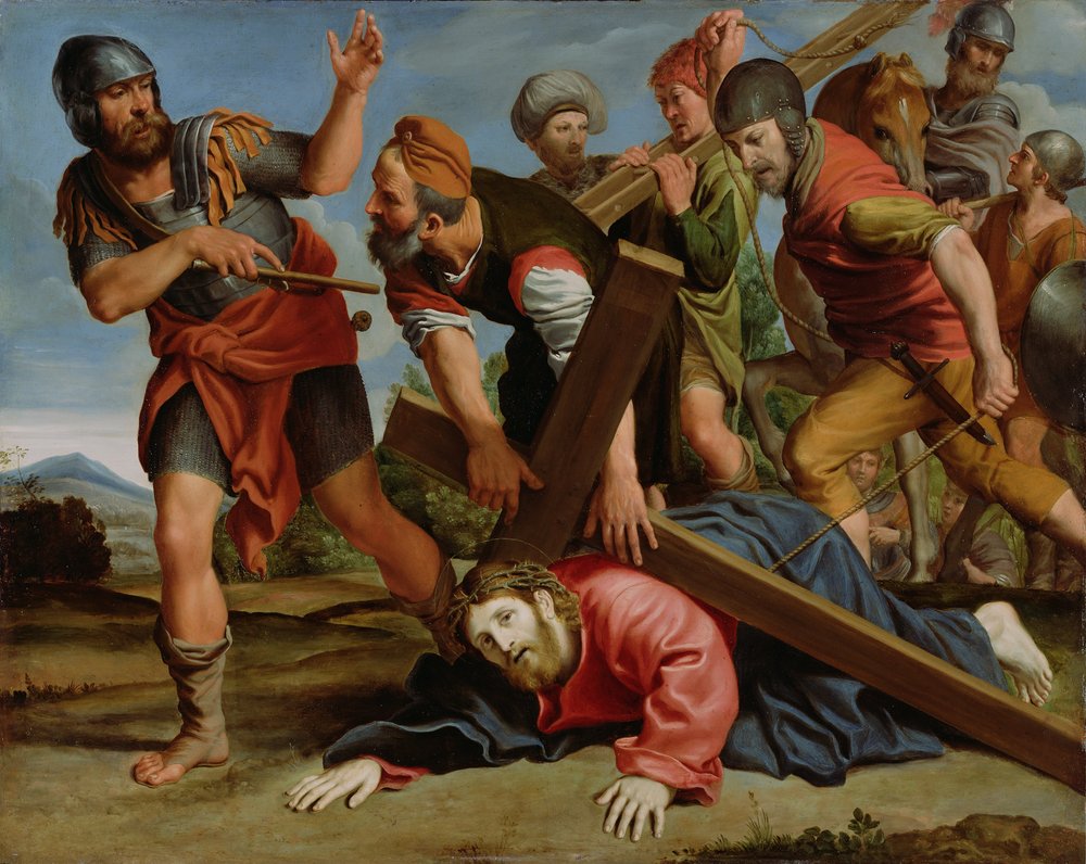Vägen till Golgata av Domenichino