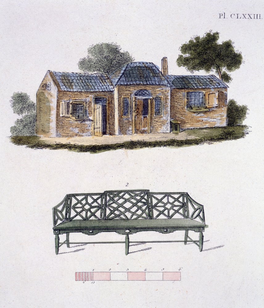Illustration från Magazine of Garden Gems av G Van Laar, 1802 av Dutch School