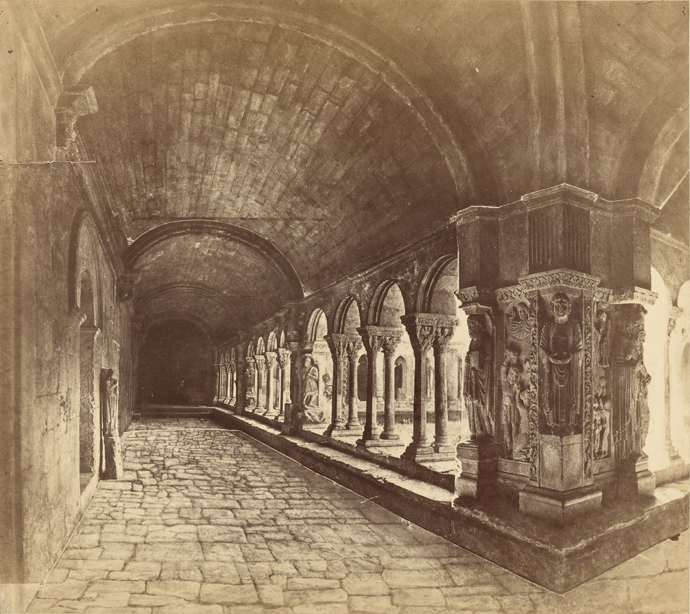 Arles. Klostergången i Saint-Trophime av Édouard Baldus