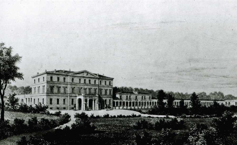 "Sala", lantstället nära Parma av hertiginnan Marie-Louise av English School