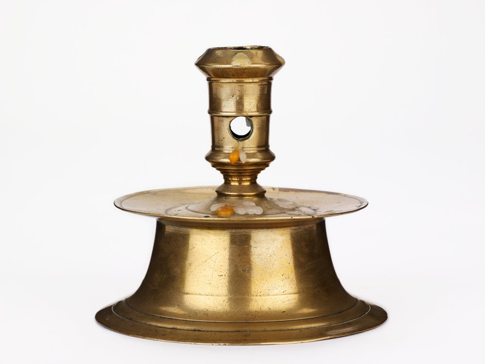 Capstan Ljusstake, c.1600 (mässing) av European School
