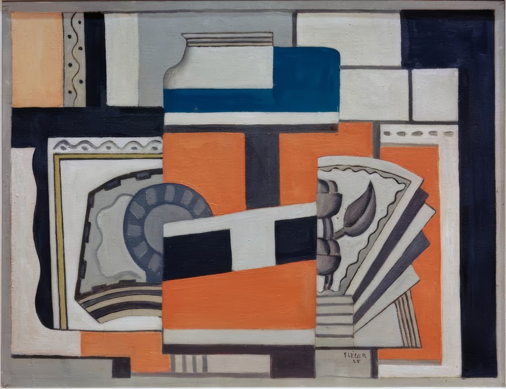 Stilleben med böcker av Fernand Leger