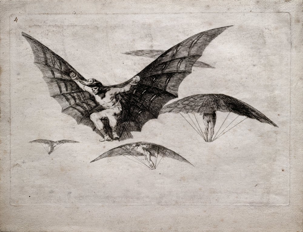 Sätt att flyga av Francisco de Goya