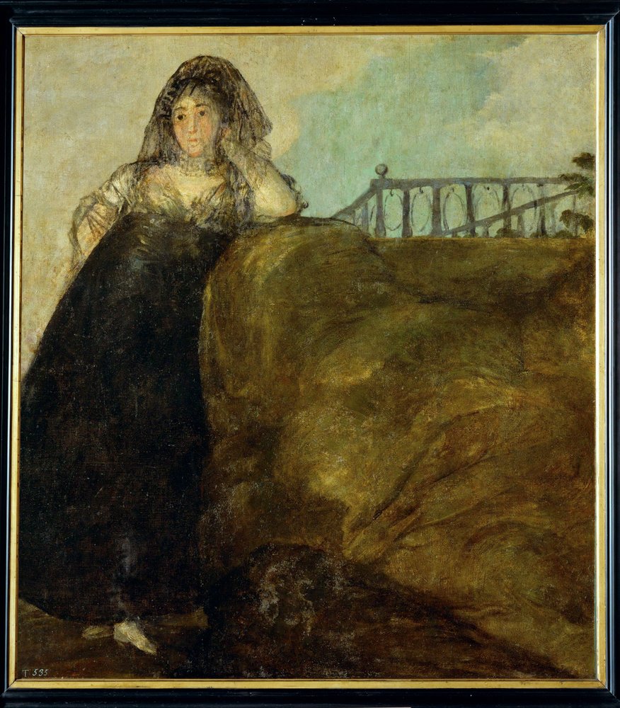 Dona Leocadia Zorrilla (målning på duk) av Francisco Jose de Goya y Lucientes