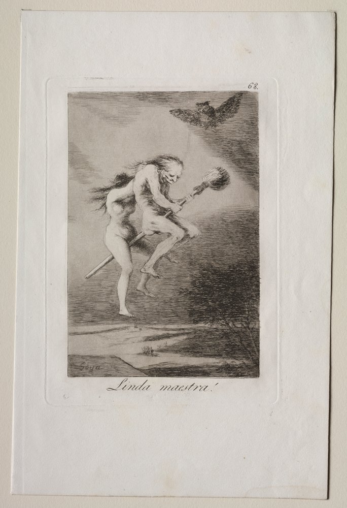 Caprichos: Snygg lärare! av Francisco de Goya