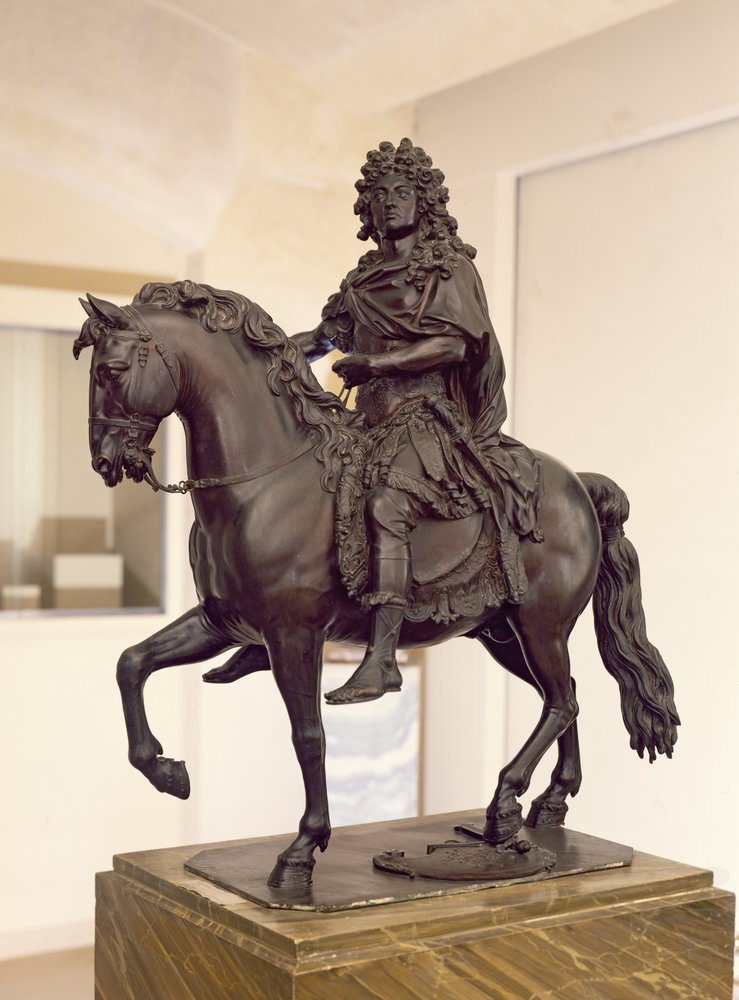 Ryttarstaty av Ludvig XIV (1638-1715) i romersk dräkt, 1699 av Francois Girardon