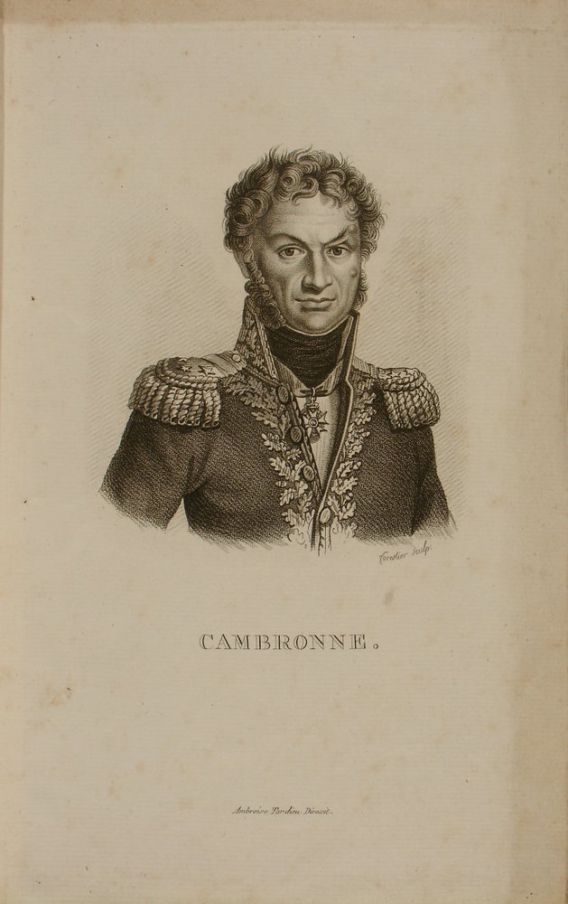Porträtt av general Etienne Cambronne (1770-1842) av Francois Seraphin Delpech