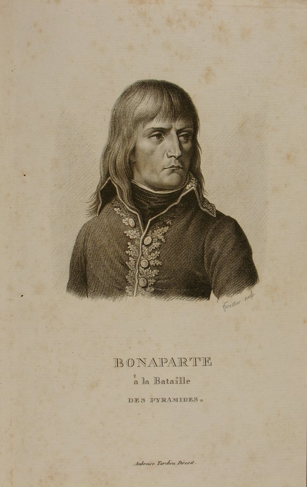 Porträtt av Napoleon Bonaparte (1769-1821) av Francois Seraphin Delpech