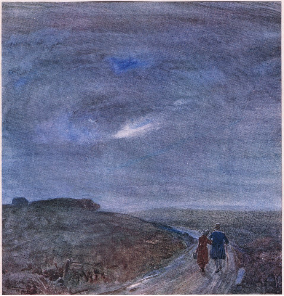 Flyg, ca 1920 (färglitografi) av Frank Reynolds
