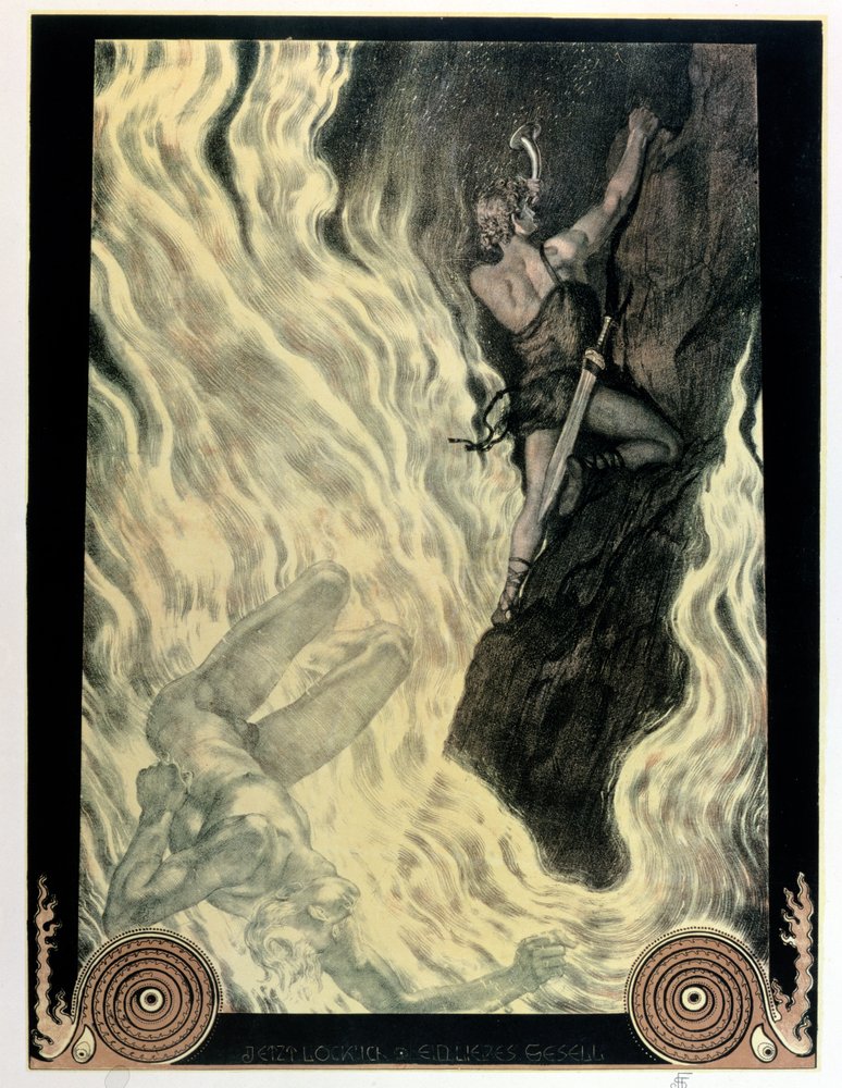 Siegfried och Locke, illustration till 