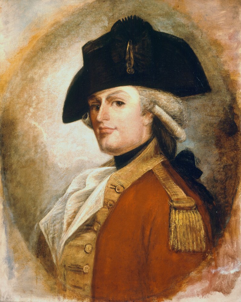Kapten William Raymond, 22:a fotregimentet, ca 1790 av G.F. Chester