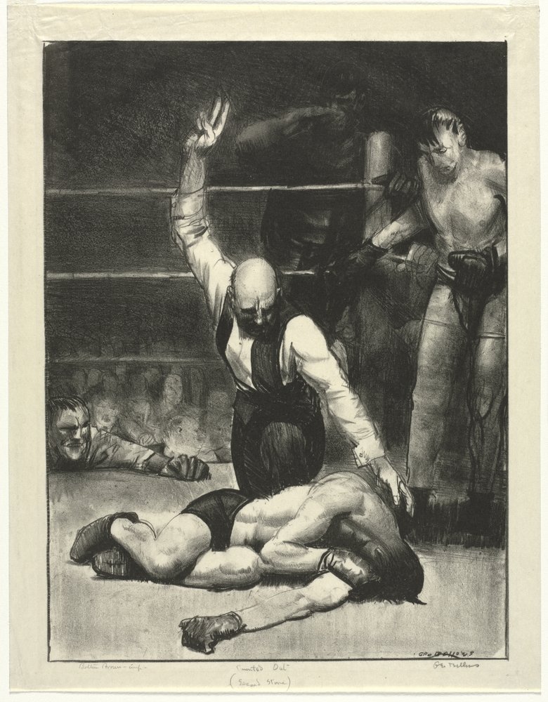 Räknad ut, andra stenen av George Bellows