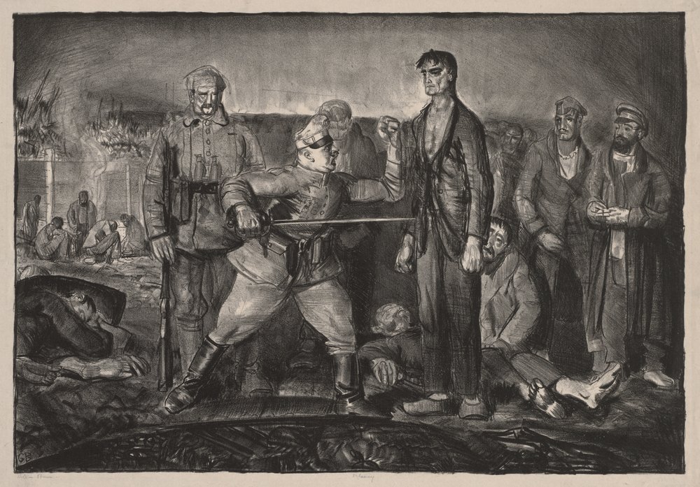 Sergeant Delaneys fall av George Bellows