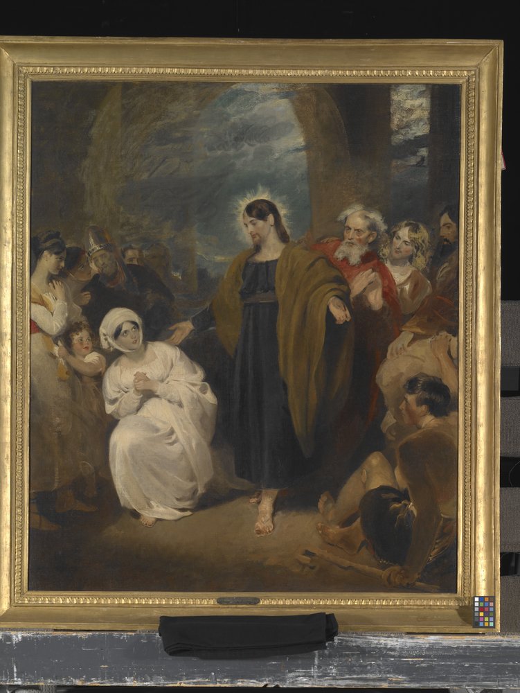 The Virtue Of Faith (olja på duk) av George Henry Harlow