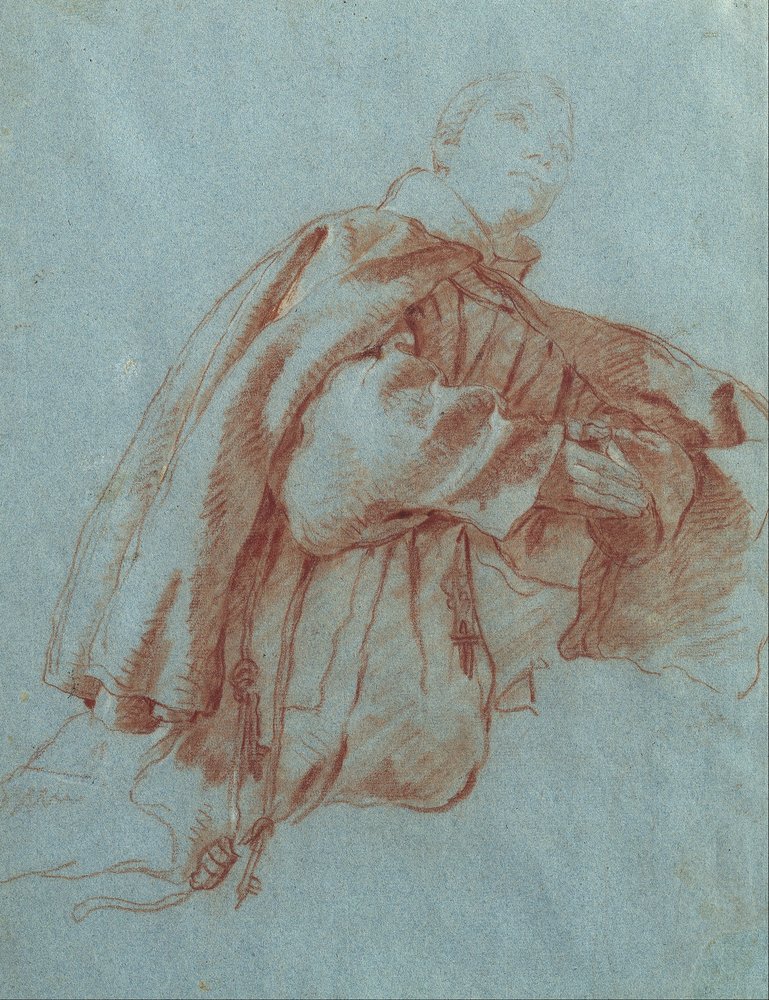 Saint Pascal Baylon av Giovanni-Battista Tiepolo