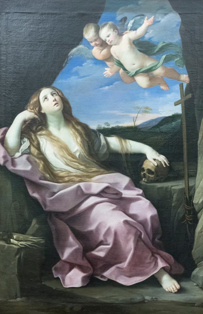 Sankta Maria Magdalena ångerfull av Guido Reni