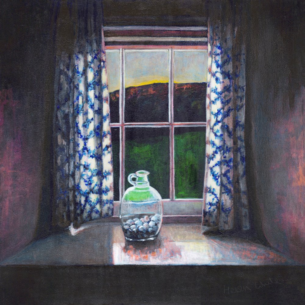 First Light of Morning, 2020 (akryl på kartong) av Helen White