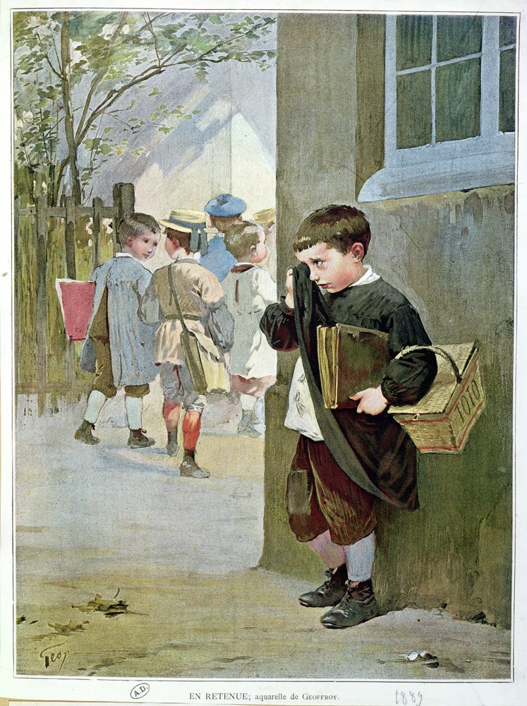 I förvar, 1889 av Henri Jules Jean Geoffroy