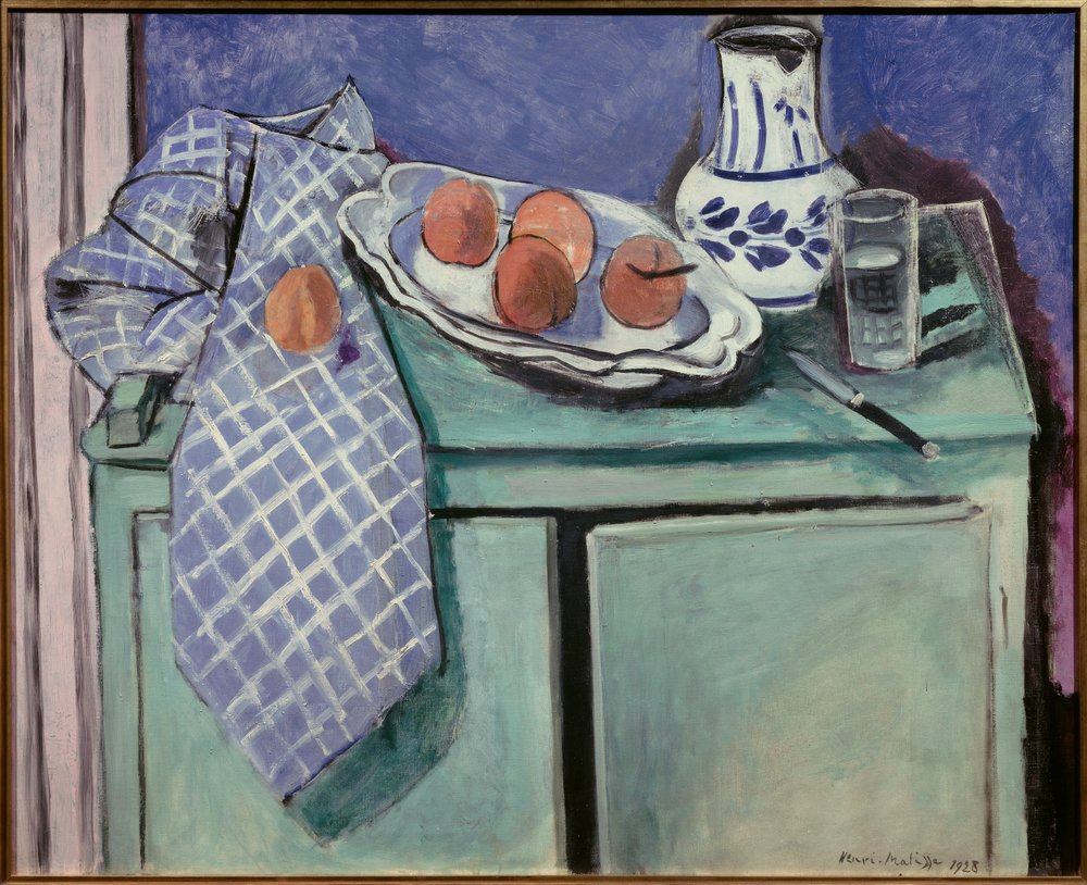 Stilleben med grön buffé 1928 (olja på duk) av Henri Matisse