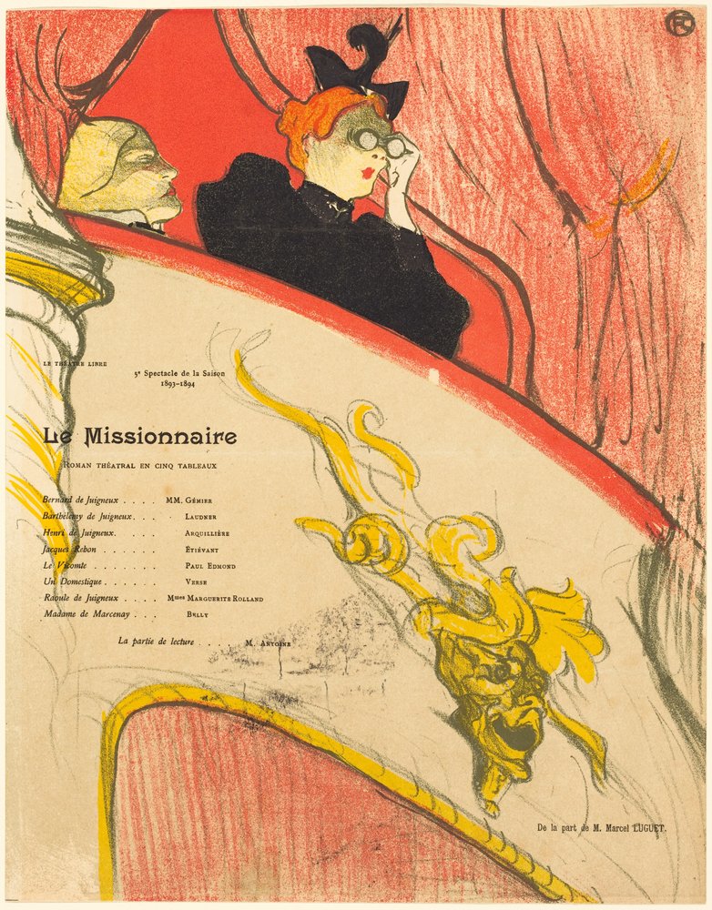 Missionären av Henri de Toulouse-Lautrec