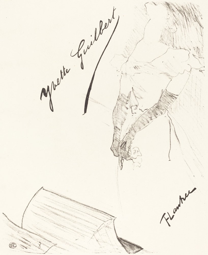 Frontispice, 1898. av Henri de Toulouse-Lautrec