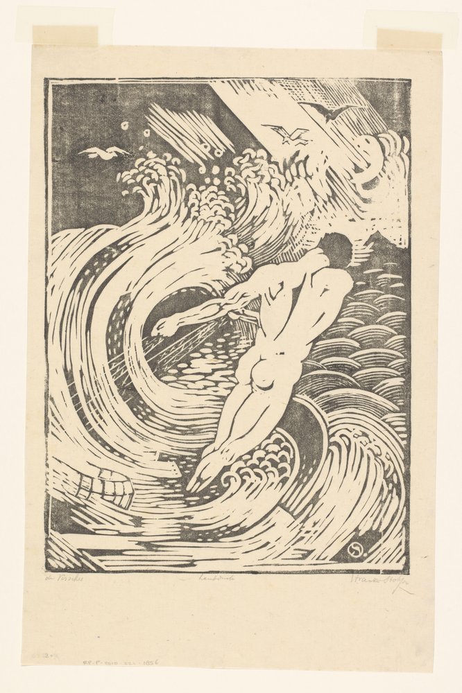 De Visscher (originaltitel på objekt) av Henri van der Stok (signed by artist)
