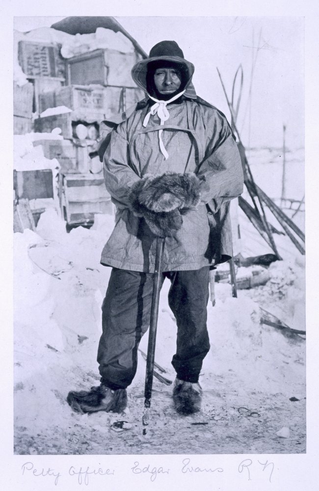 Underofficer Edgar Evans under Terra Nova-expeditionen (1910-13) till Sydpolen, 1911 av Herbert Ponting