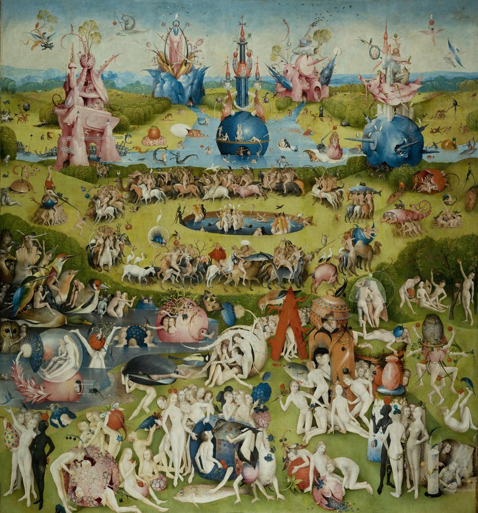 Lustarnas trädgård av Hieronymus Bosch