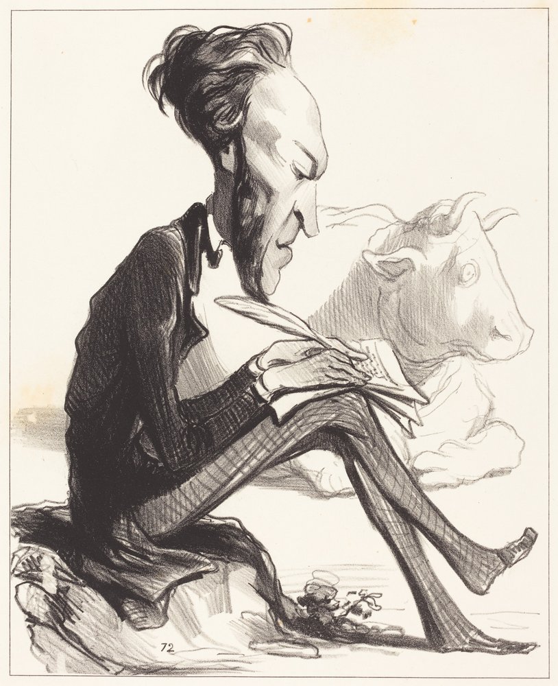 Ph. Auguste Demesmay av Honoré Daumier