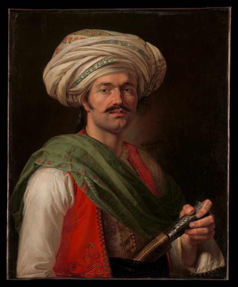 Porträtt av en "mameluk" av Horace Vernet