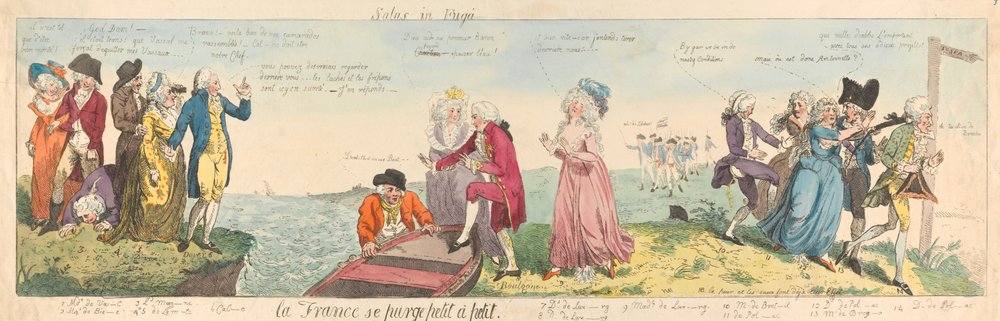 Salus in Fugâ - Frankreich reinigt sich nach und nach av Isaac Cruikshank
