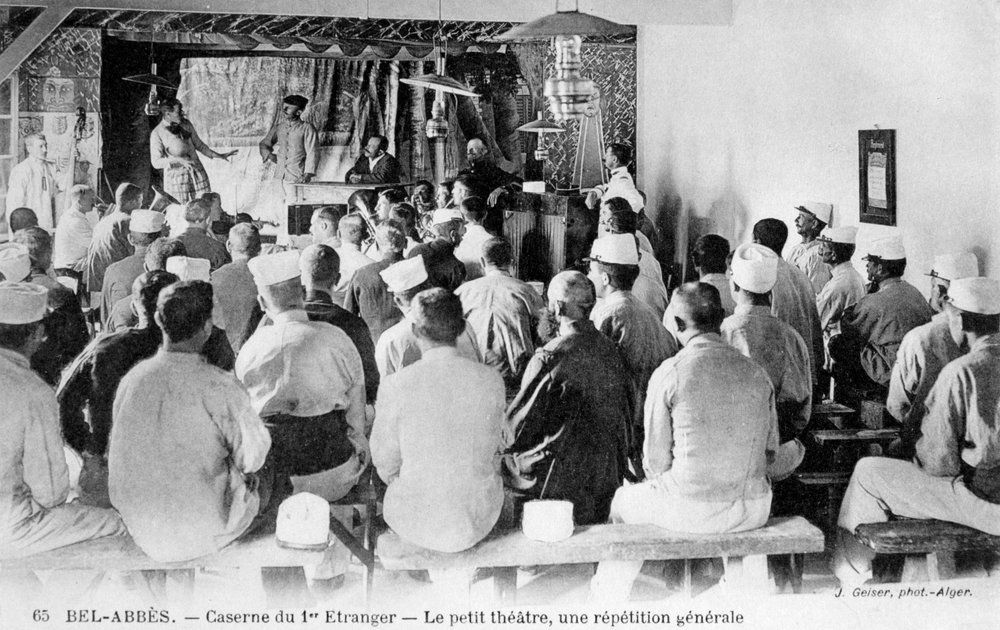 Franska främlingslegionen, Sidi Bel Abbes, Algeriet, 1900-talet. av J. Geiser