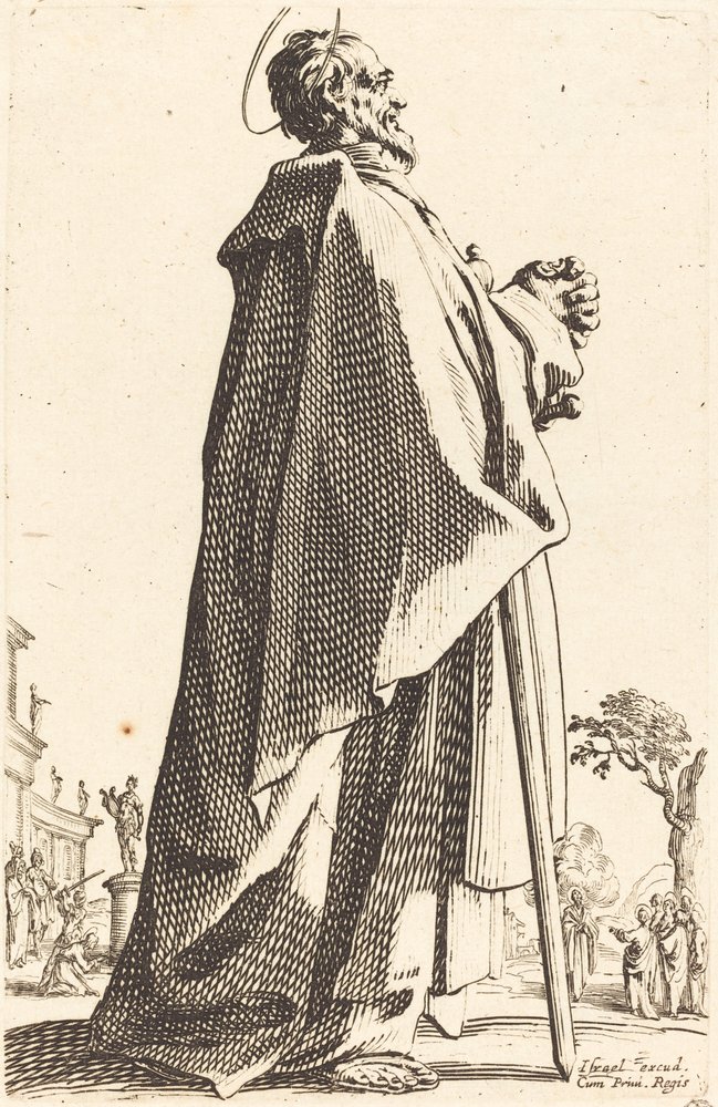 Saint Matthew, publicerad 1631. av Jacques Callot