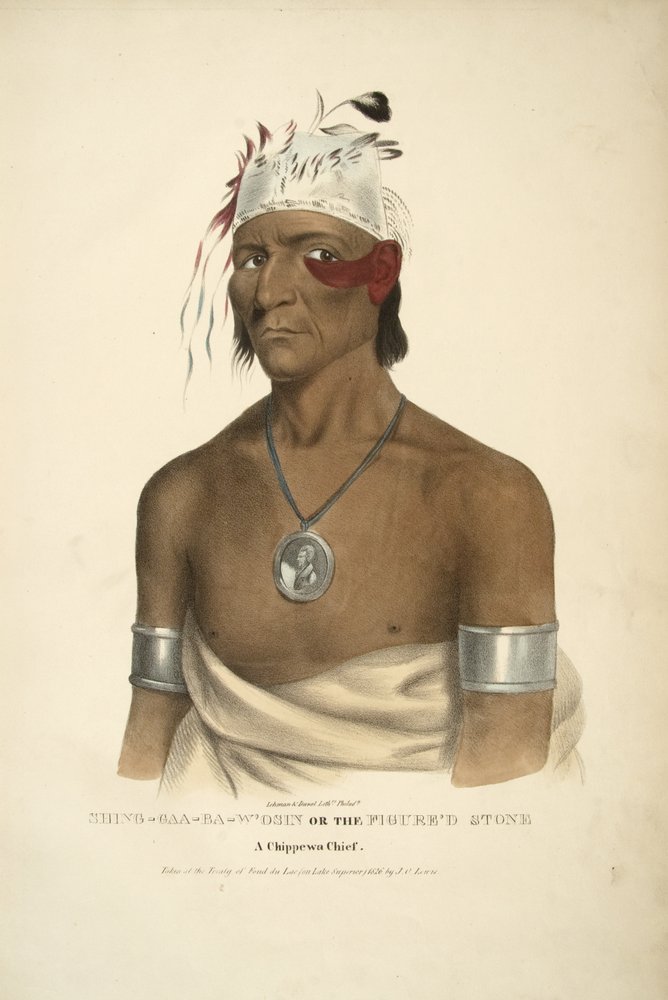Shing-Gaa-Ba-Wosin eller figurstenen av James Otto Lewis