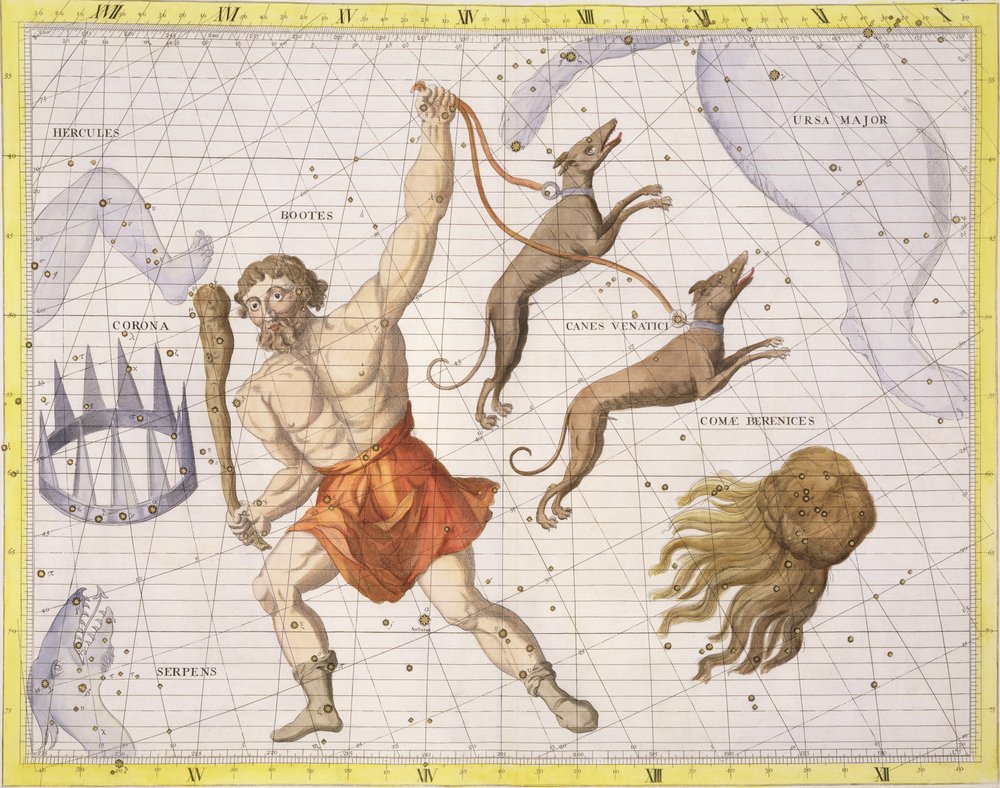 Constellation of Bootes, plåt 20 från 