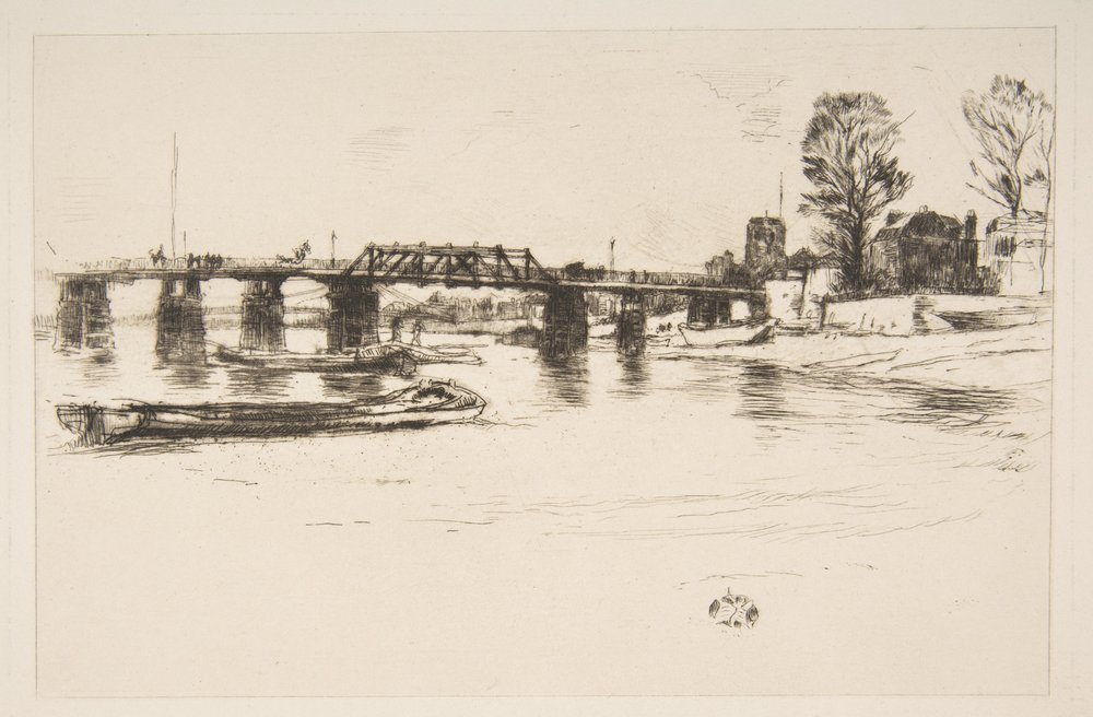 Fulham Chelsea, 1900-talet. av James Abbott McNeill Whistler