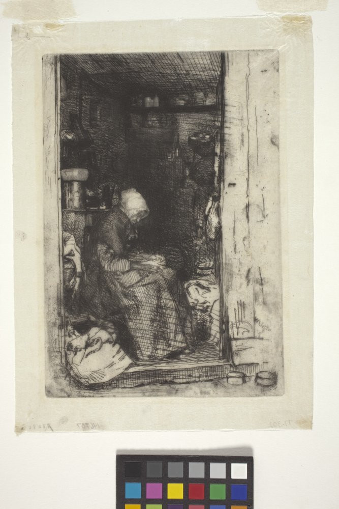 La Vielle Aux Loques (etsning) av James Abbott McNeill Whistler