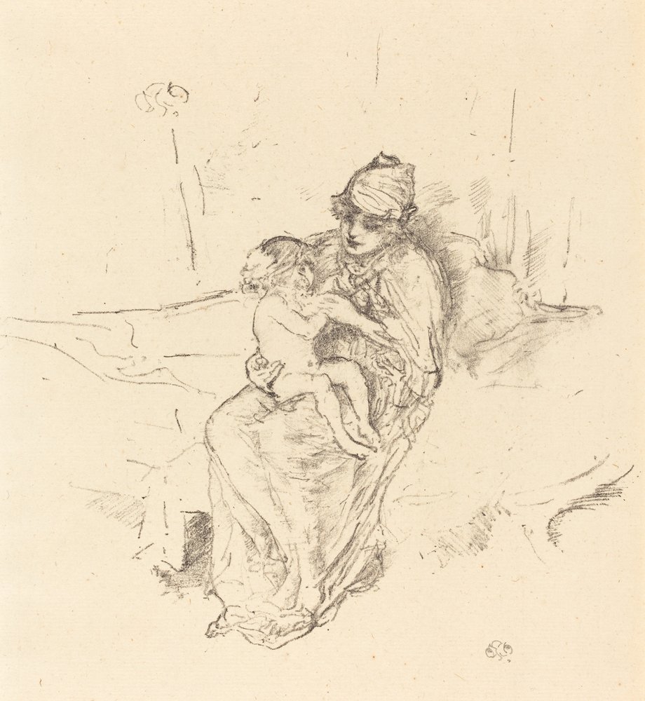 Mor och barn, nr 1 av James Abbott McNeill Whistler