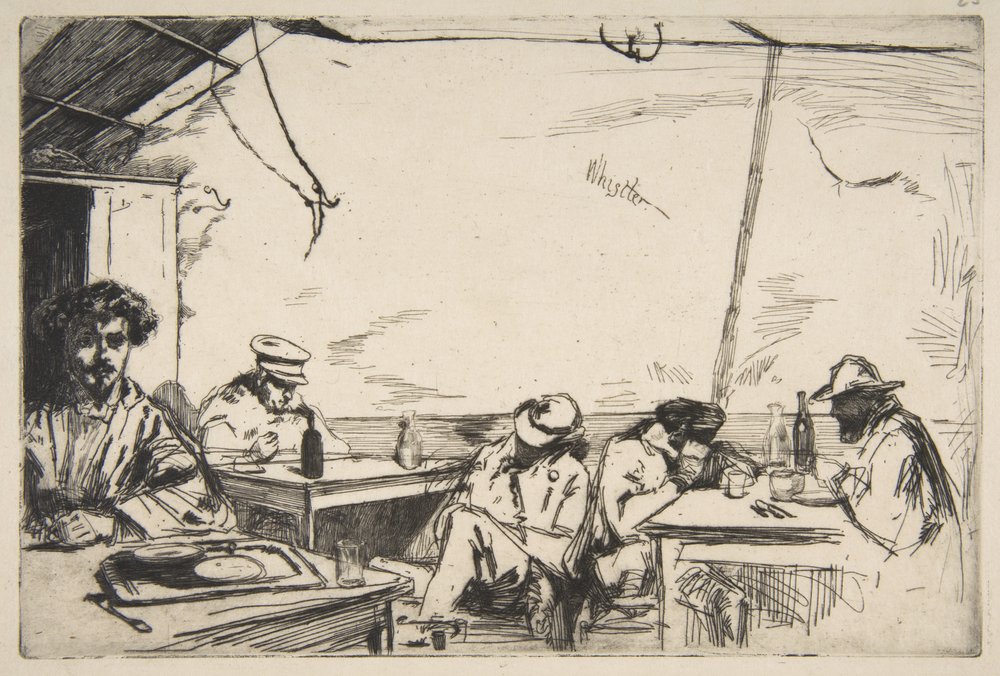 Soppa för tre sous av James McNeill Whistler